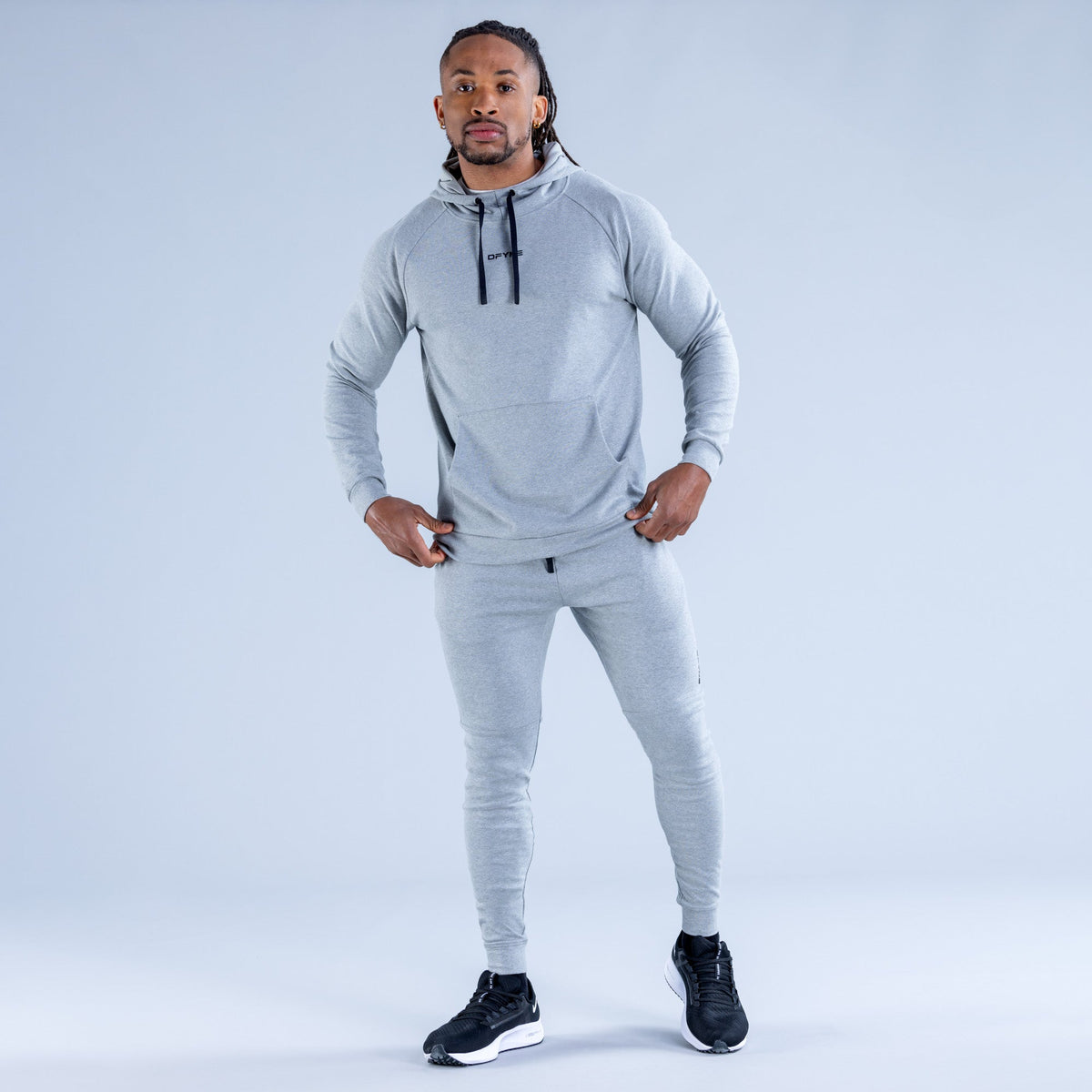 Stealth Midweight Hoodie Storm Grey Marl