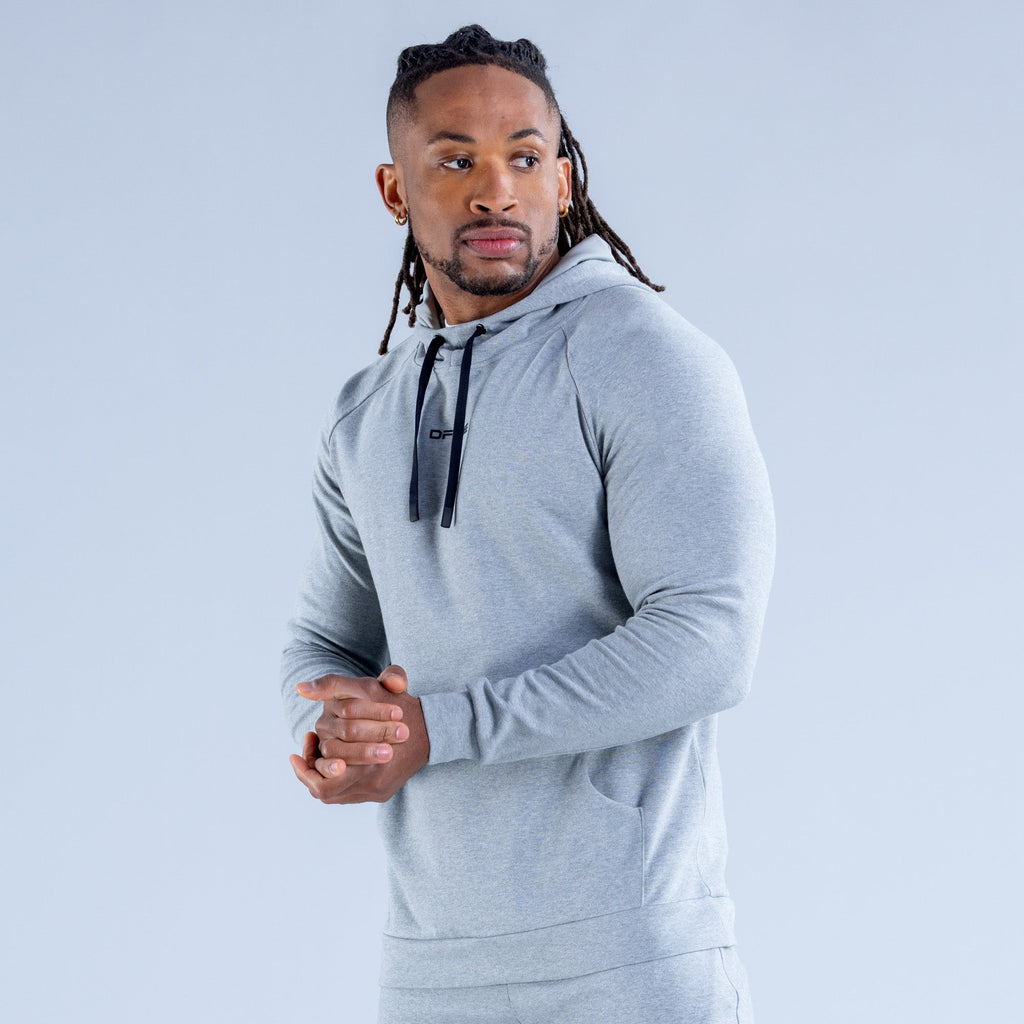 Stealth Midweight Hoodie Storm Grey Marl