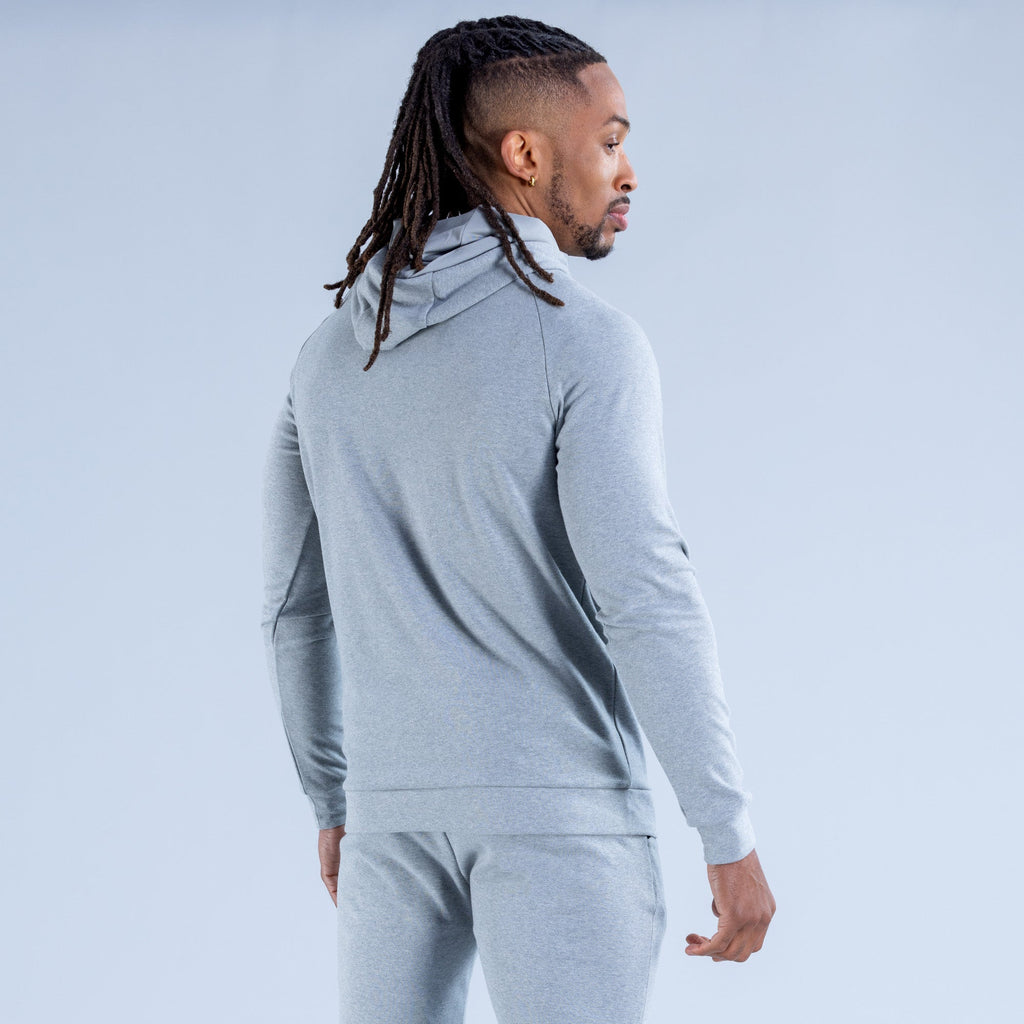Stealth Midweight Hoodie Storm Grey Marl