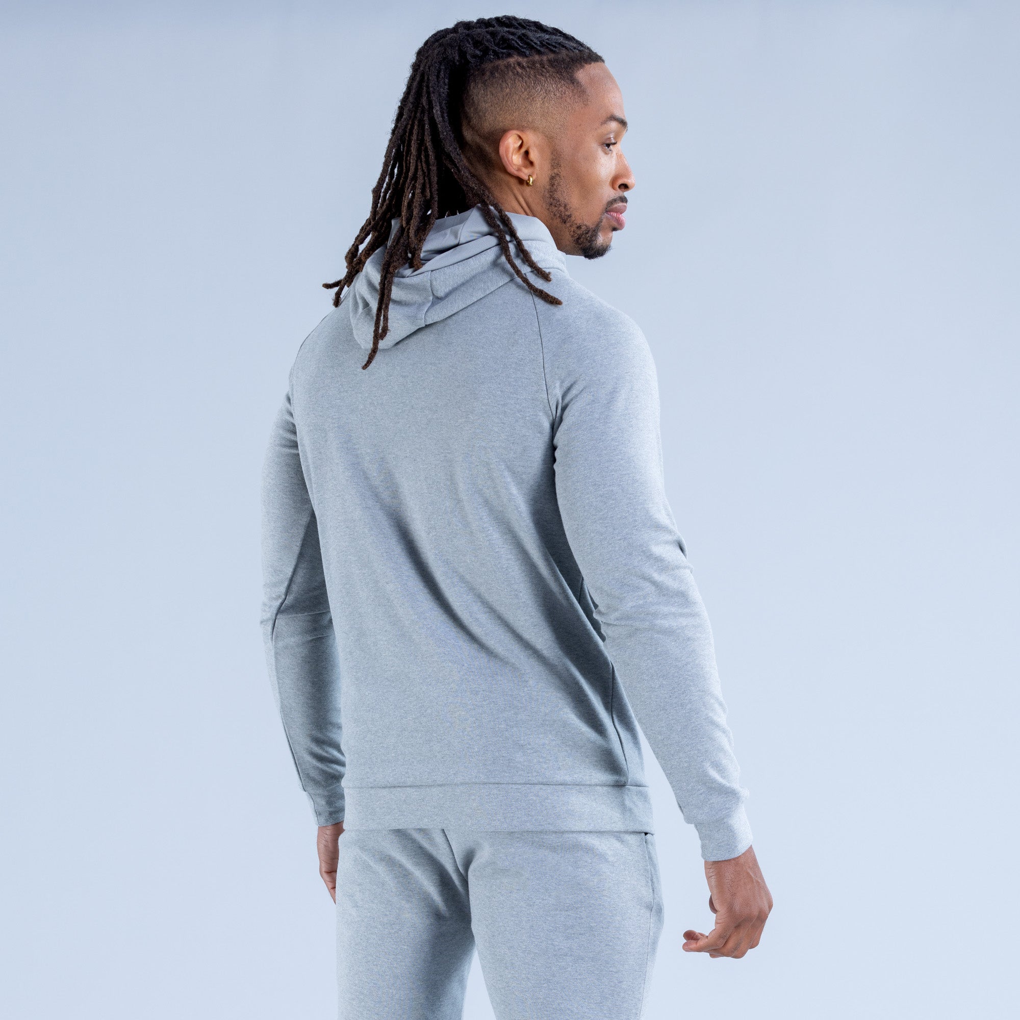 Stealth Midweight Hoodie Storm Grey Marl