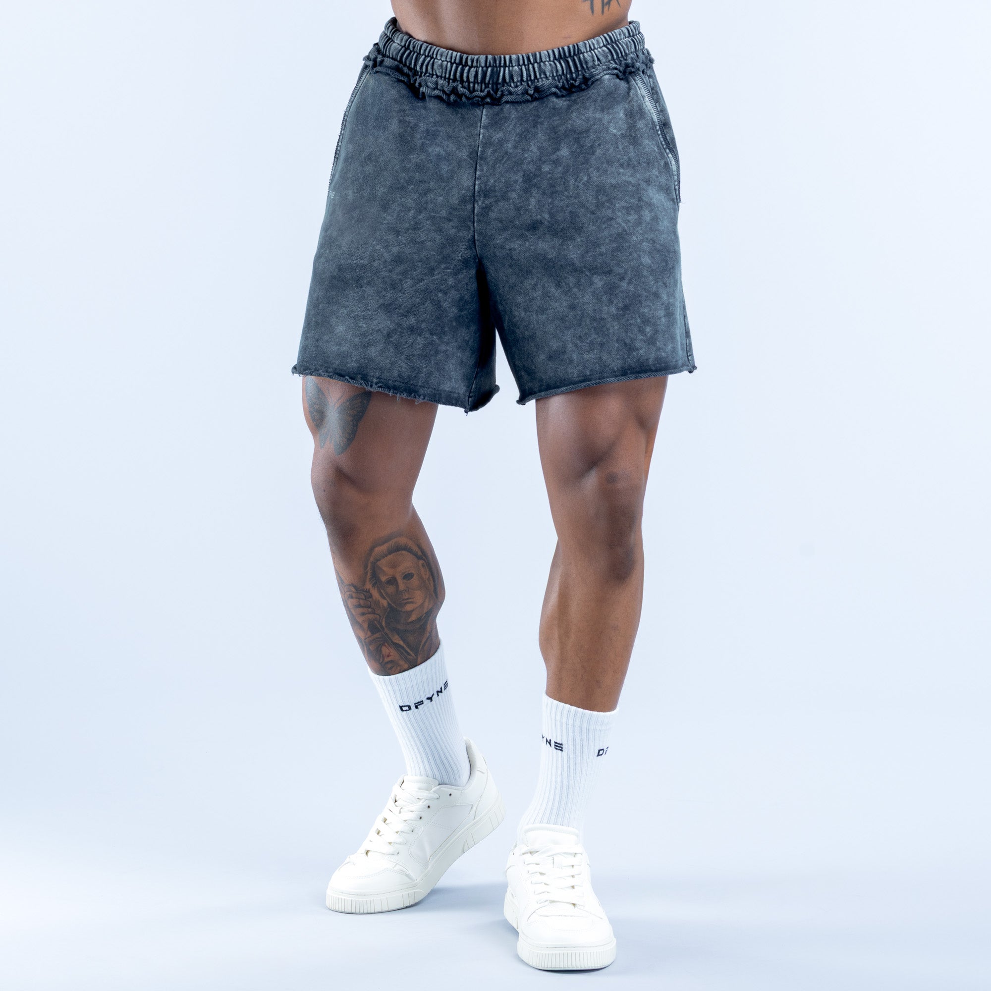 Recharge Washed Shorts Midnight Black
