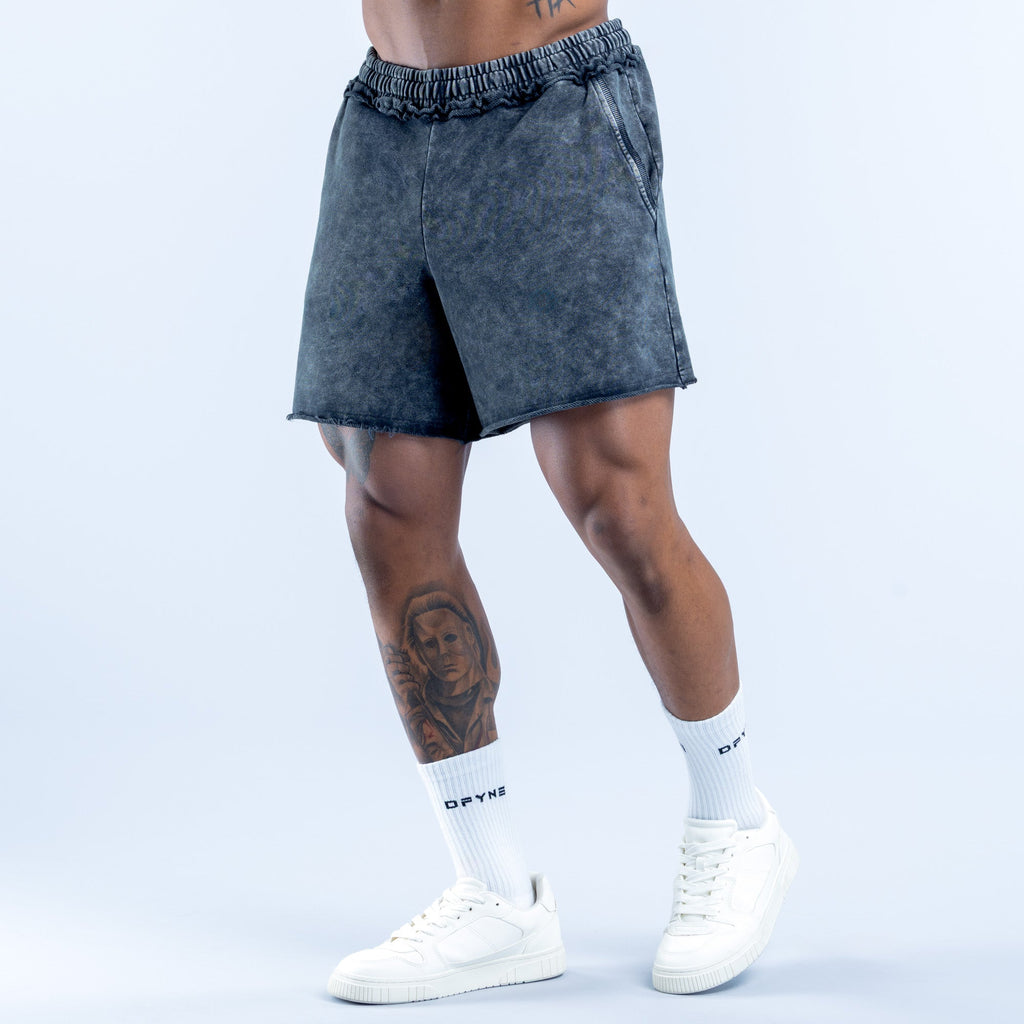 Recharge Washed Shorts Midnight Black