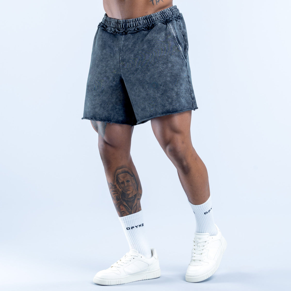 Recharge Washed Shorts Midnight Black