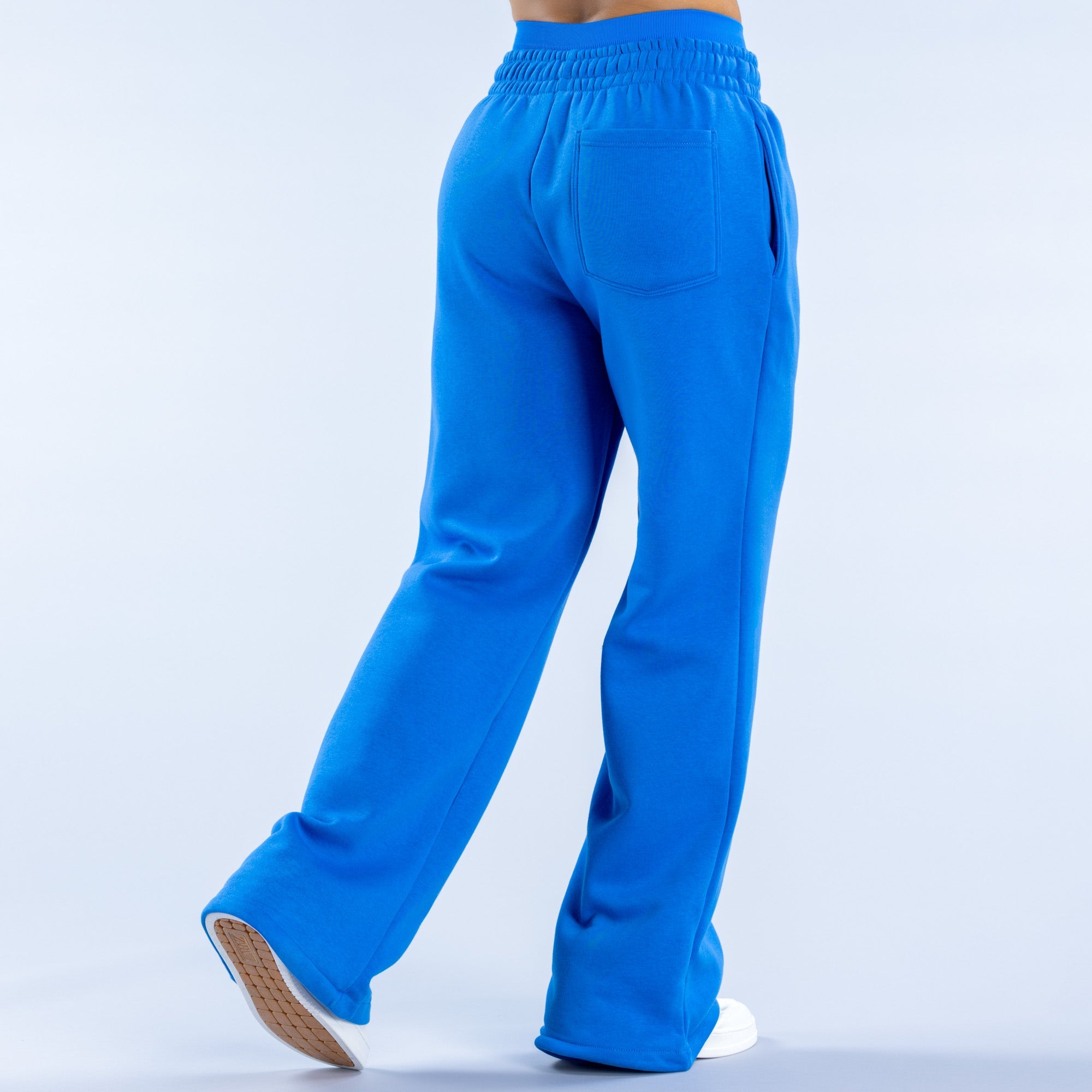 Signature Wide Leg Jogger Electric Blue