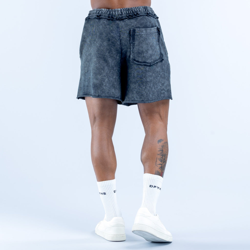 Recharge Washed Shorts Midnight Black