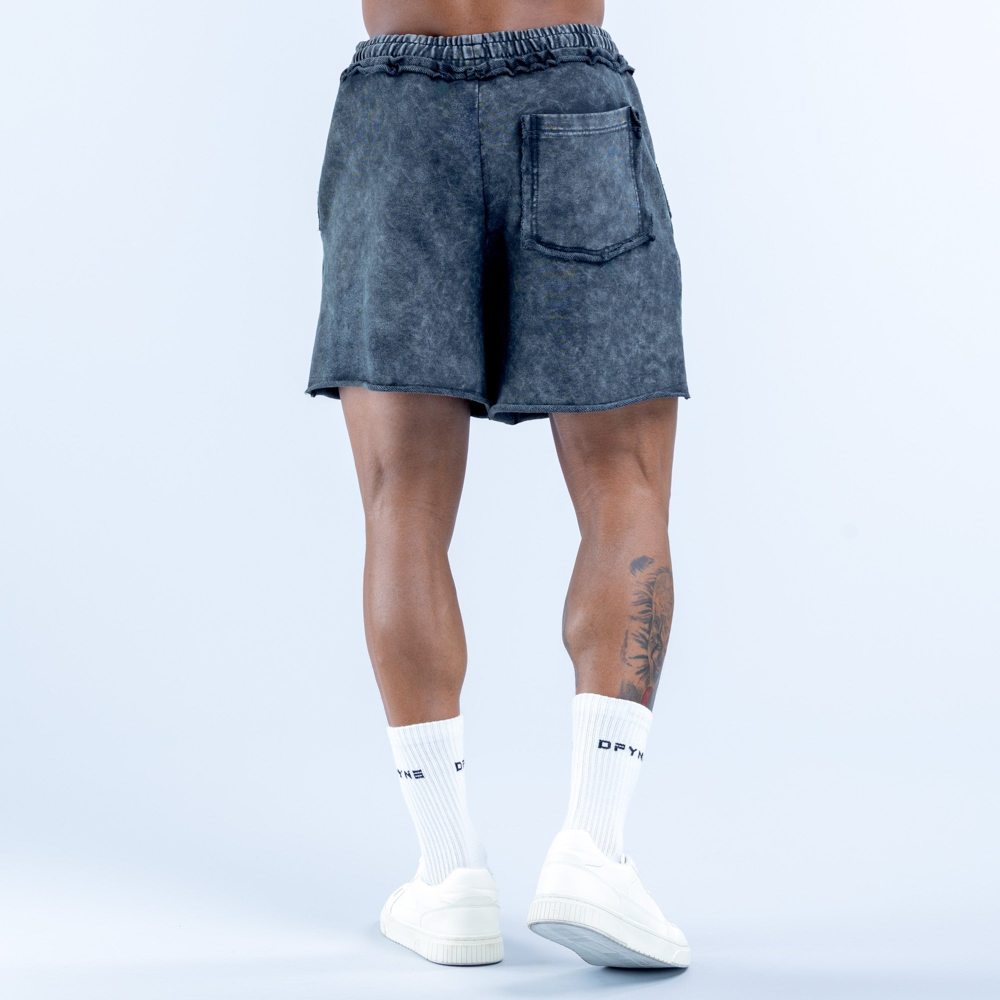 Recharge Washed Shorts Midnight Black