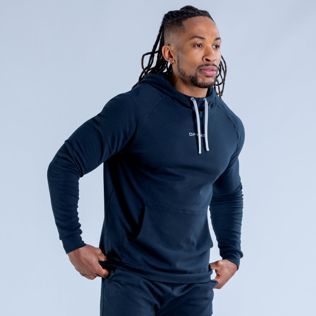 Stealth Midweight Hoodie Onyx Black