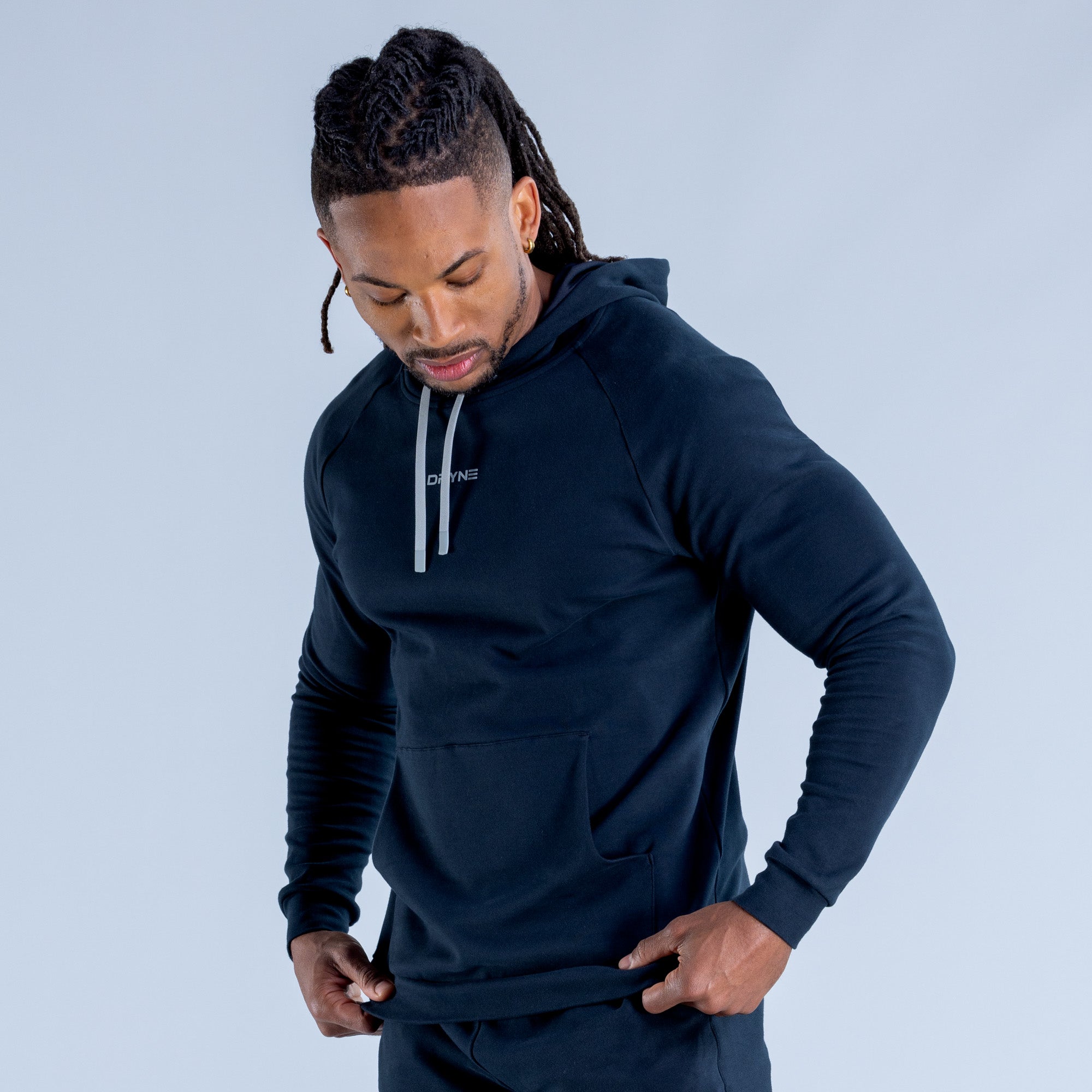 Stealth Midweight Hoodie Onyx Black