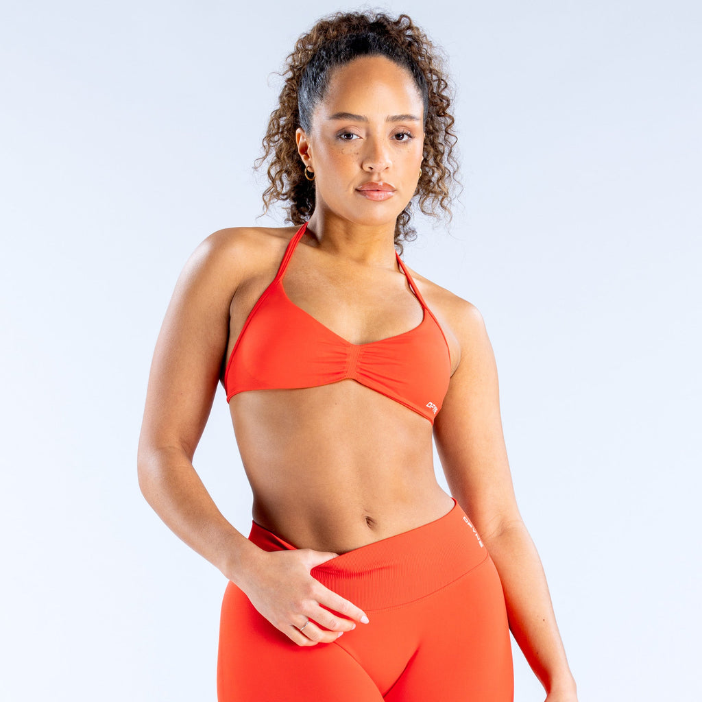 Impact Strappy Bra Chilli