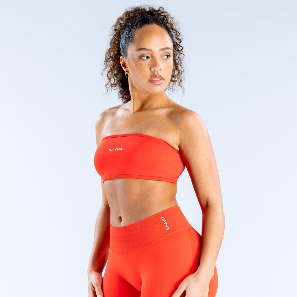 Impact Backless Bandeau Chilli