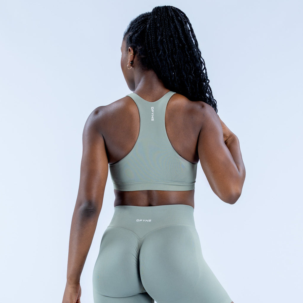 Dynamic Racer Bra Sage