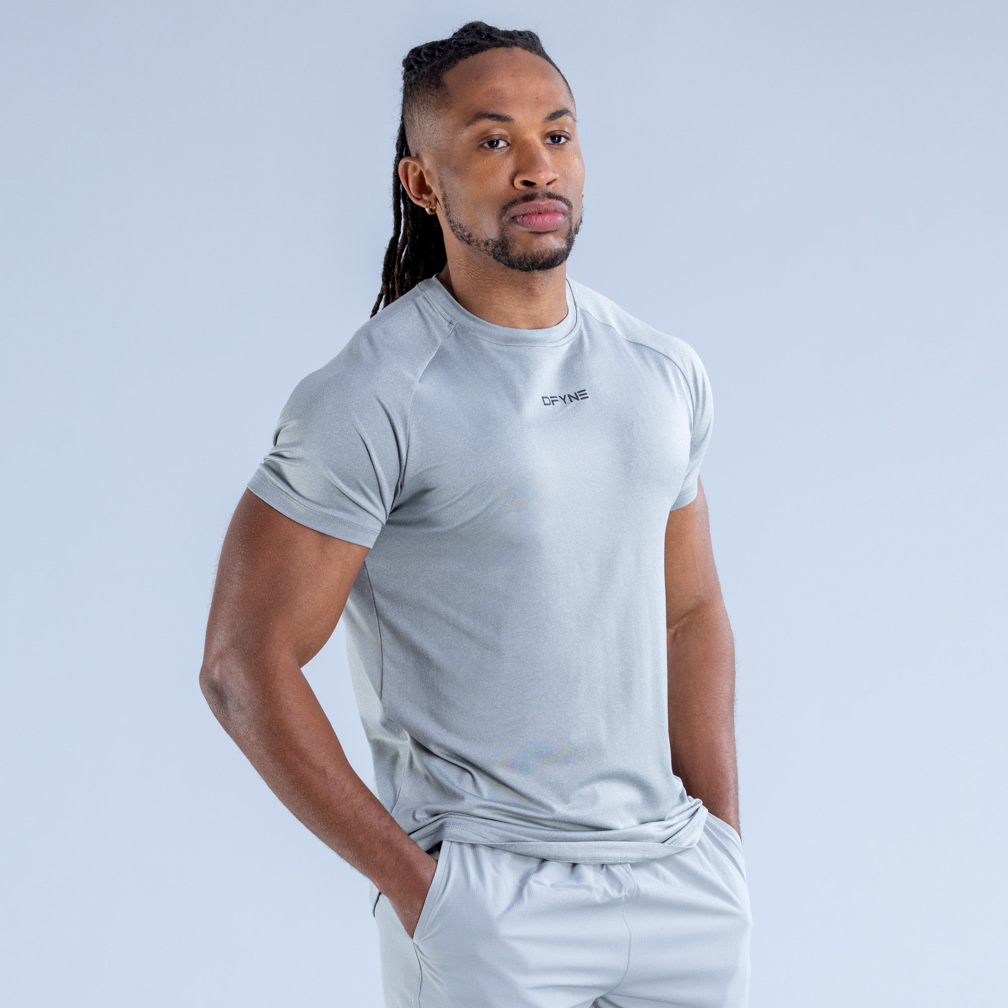 Stealth Training T-Shirt Storm Grey Marl