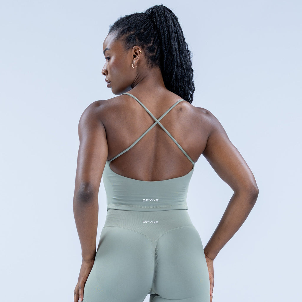 Dynamic Strappy Top Sage