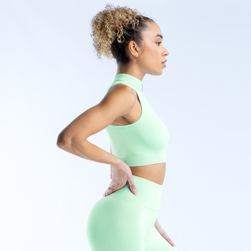 Dynamic Quarter Zip Tank Seaglass