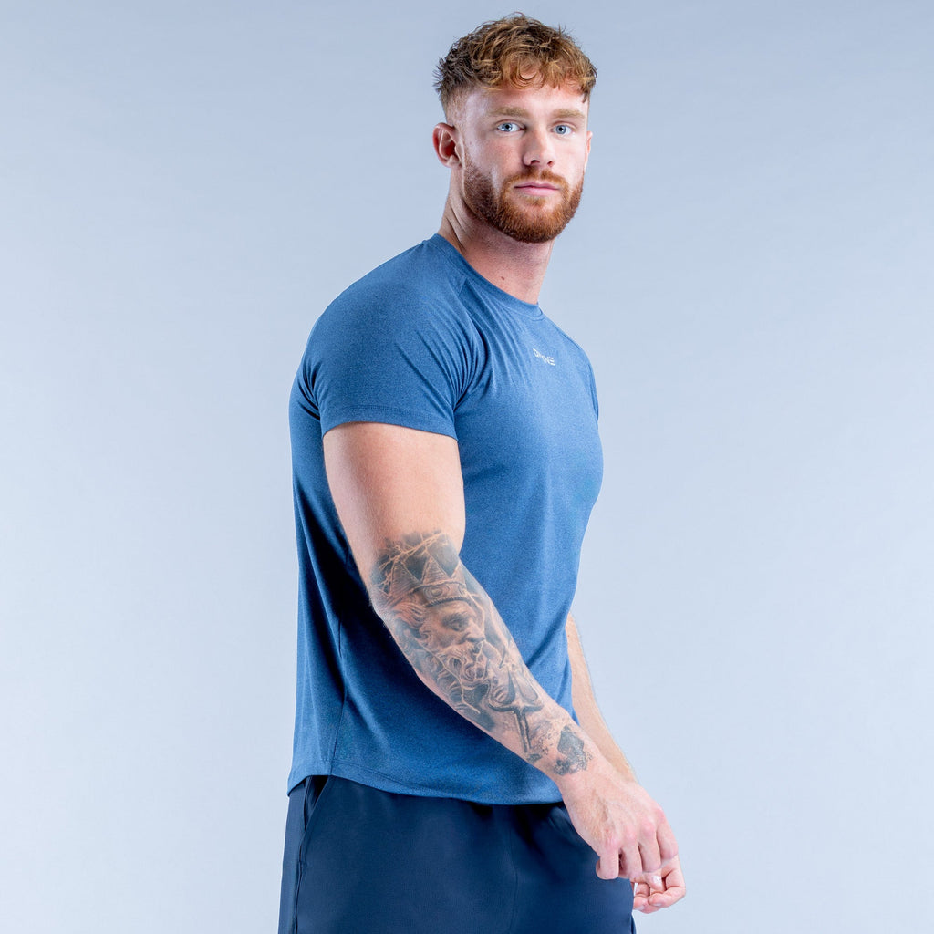Stealth Training T-Shirt Midnight Blue Marl
