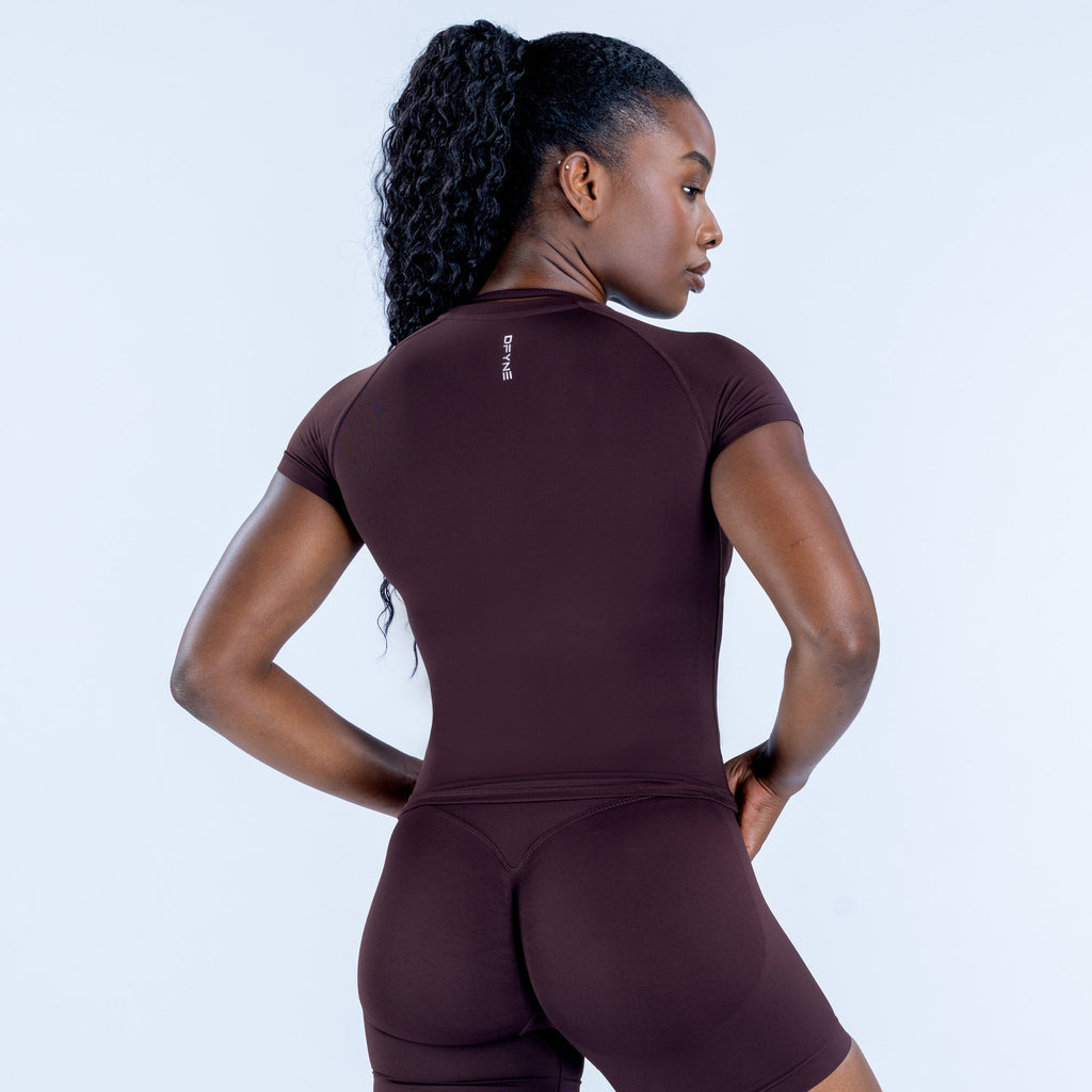 Impact Short Sleeve Top Espresso