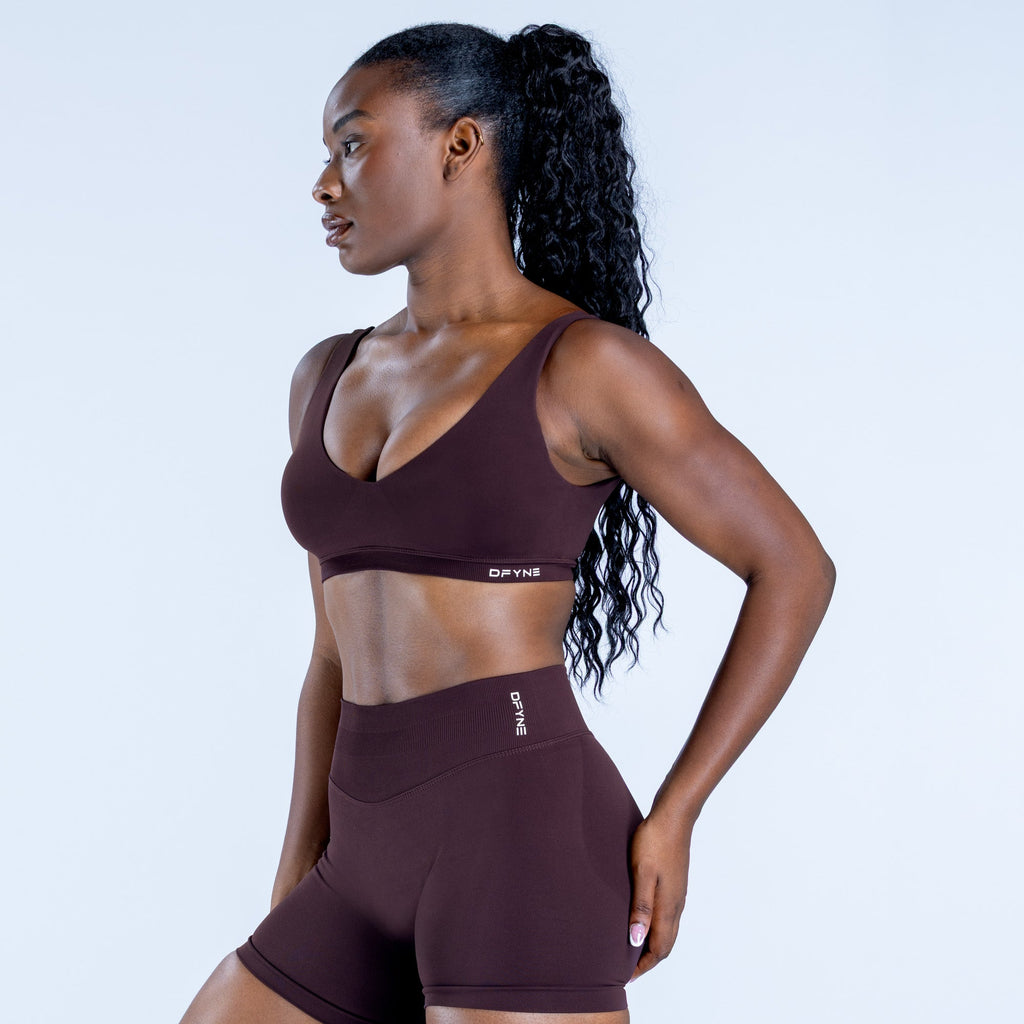 Impact Scoop Back Bra Espresso