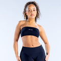 Impact Backless Bandeau Midnight Black