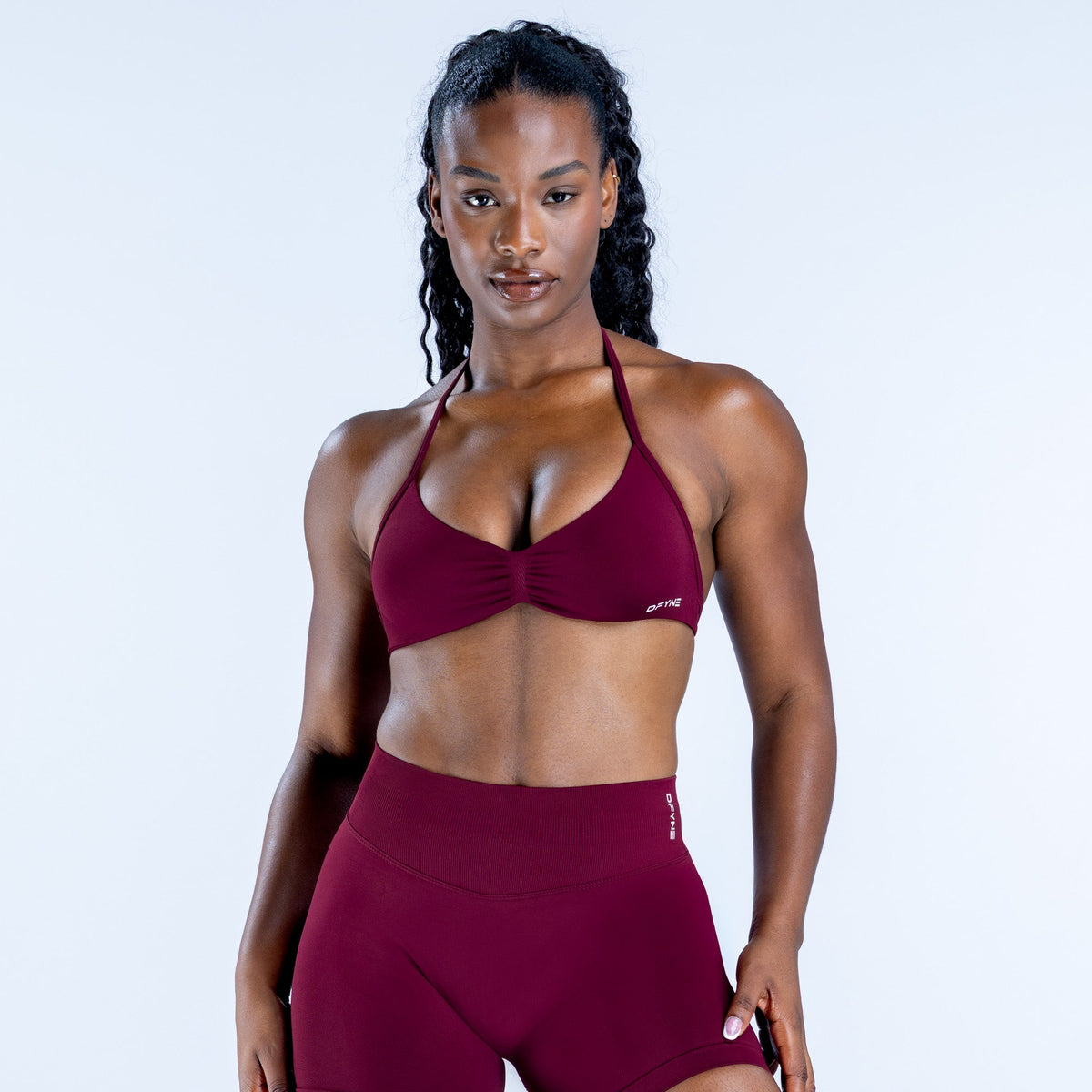 Impact Strappy Bra Winter Berry