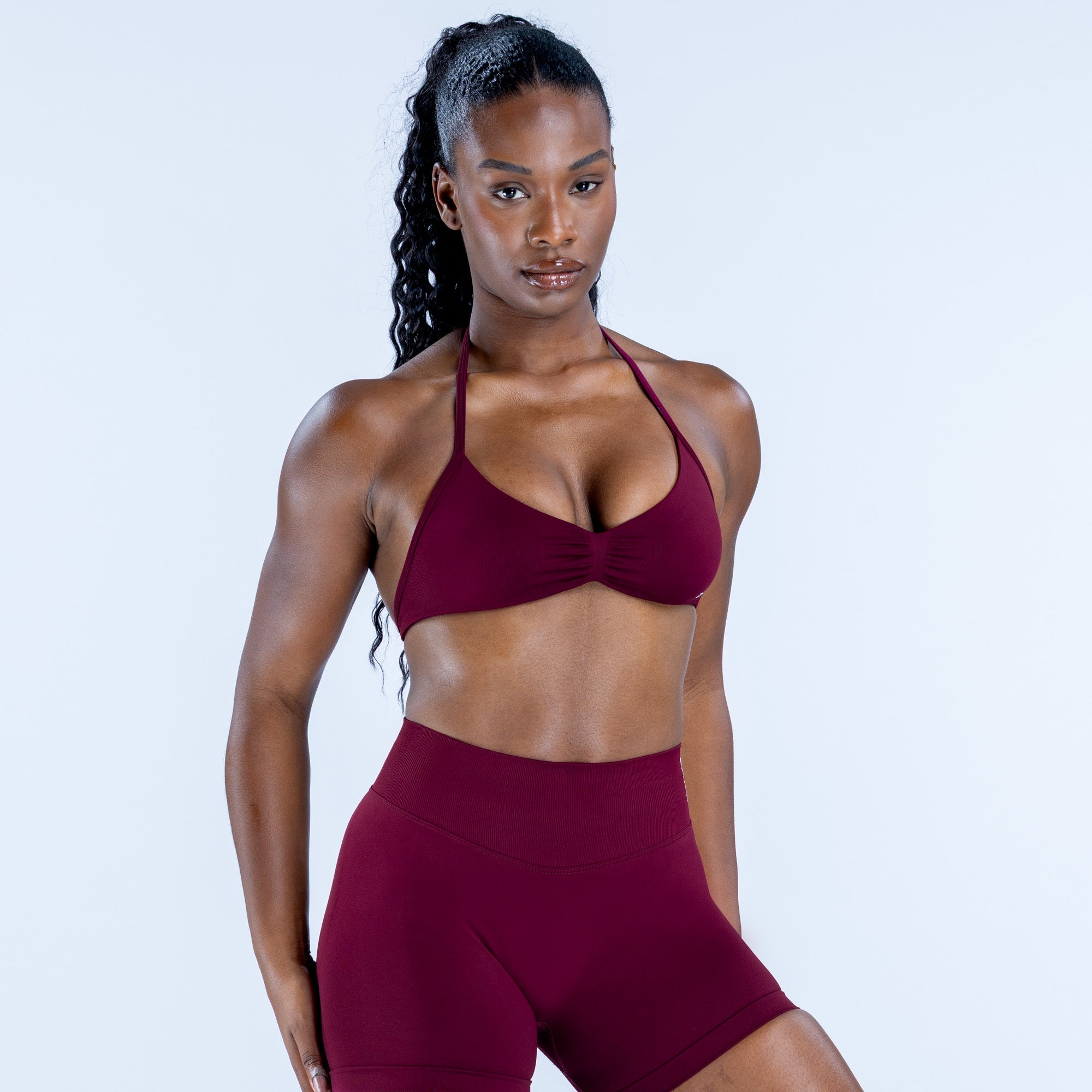 Impact Strappy Bra Winter Berry