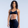 Impact Strappy Bra Midnight Black