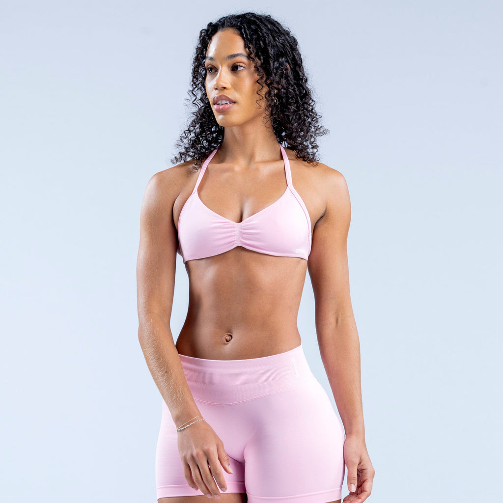 Impact Strappy Bra Light Rose Pink
