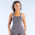 Impact Halter Top Truffle