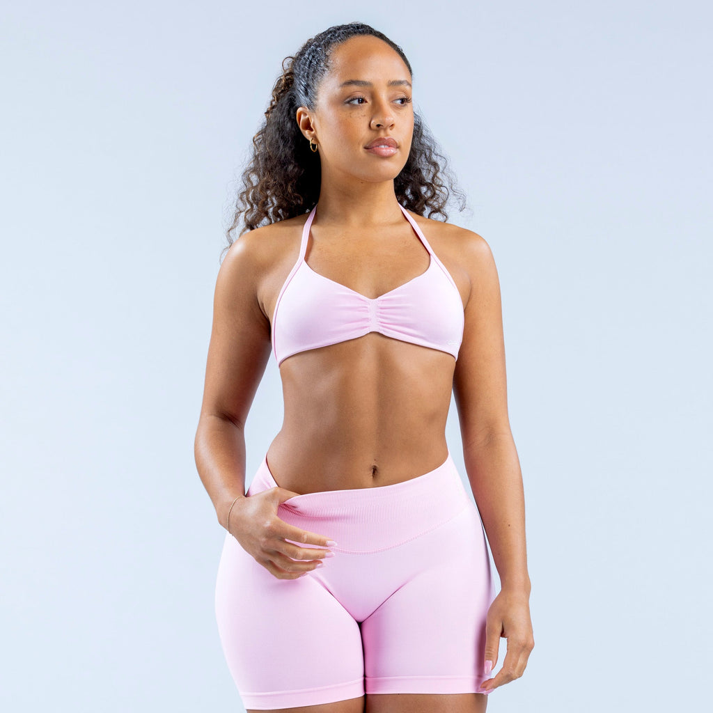 Impact Strappy Bra Light Rose Pink