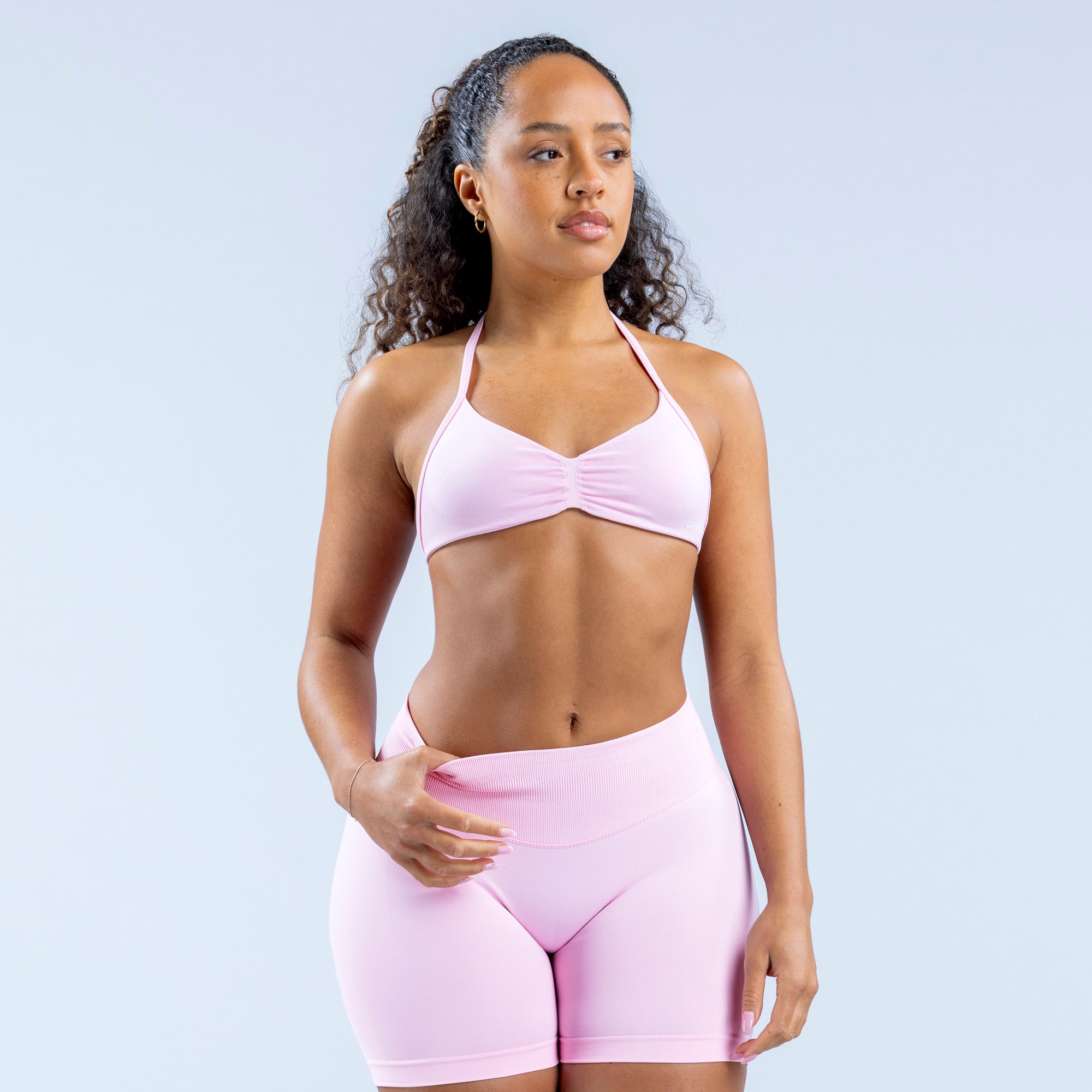Impact Strappy Bra Light Rose Pink