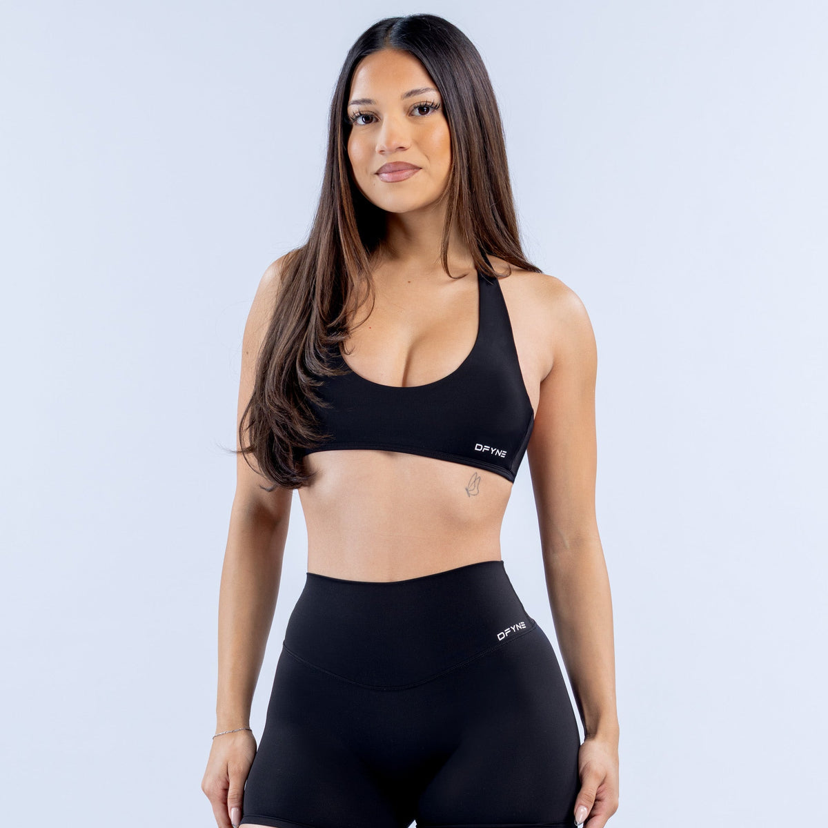 Anisia Backless Halter Bra - Midnight Black ;)