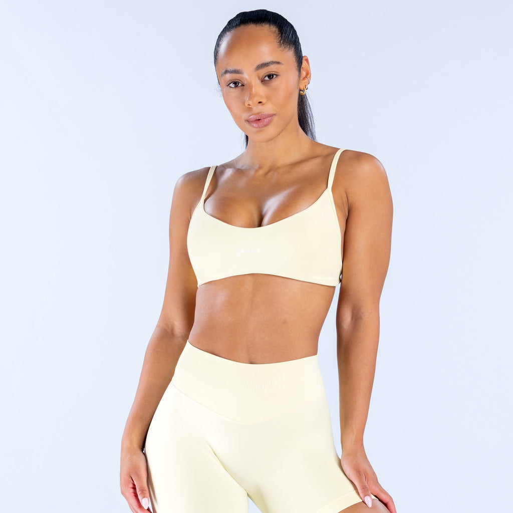 Impact Scoop Neck Bra Butter