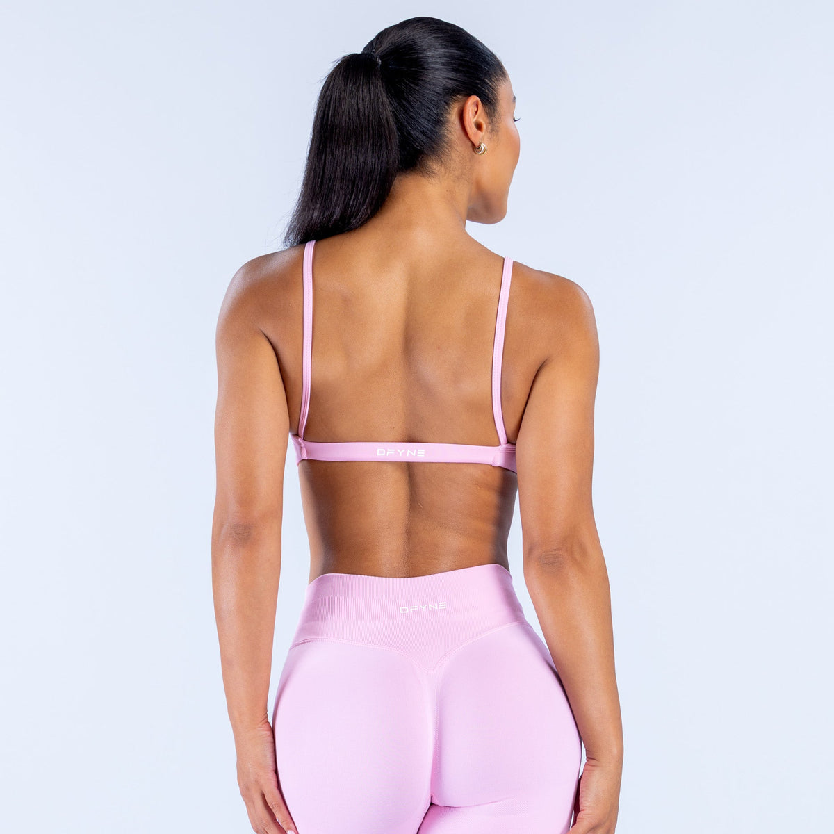 Impact Scoop Neck Bra Light Rose Pink