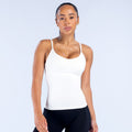 Impact Scoop Neck Top Ivory