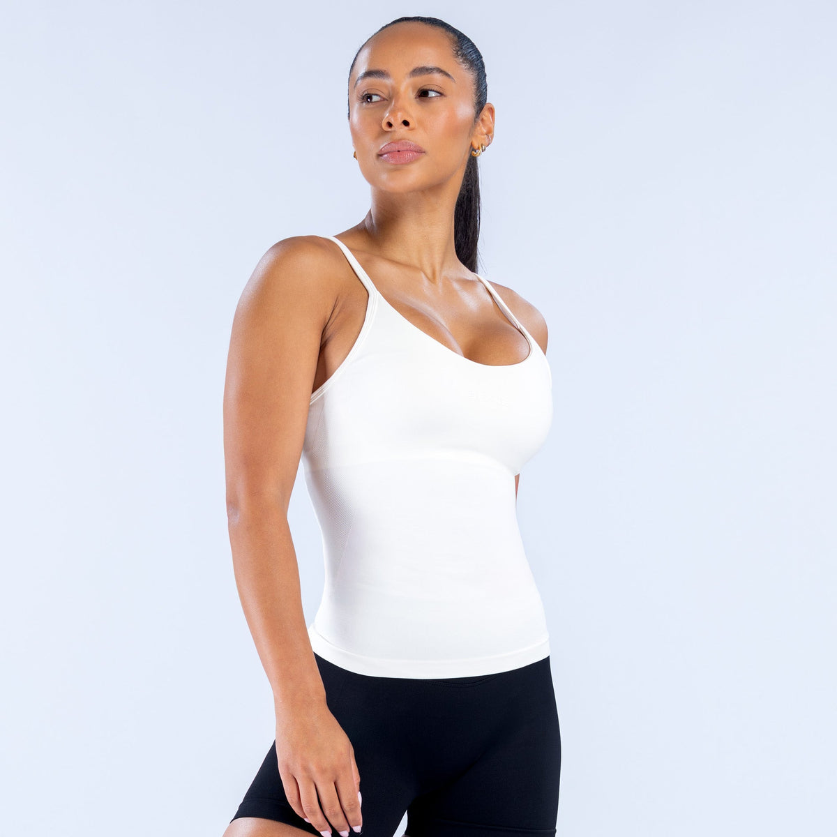 Impact Scoop Neck Top Ivory