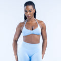 Impact Strappy Bra Ice Blue