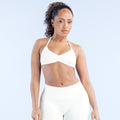 Impact Strappy Bra Ivory