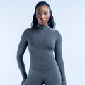 Impact Half Zippy Slate Grey