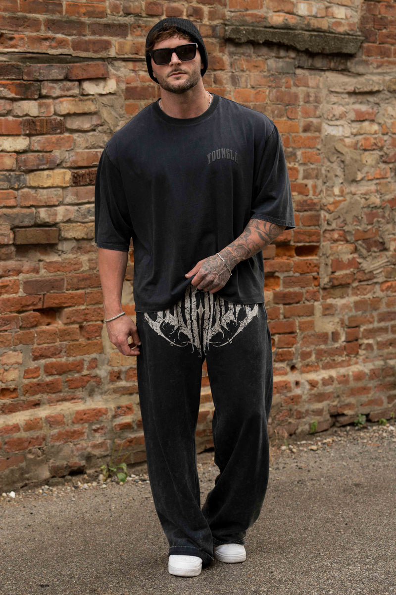 Dark wave joggers