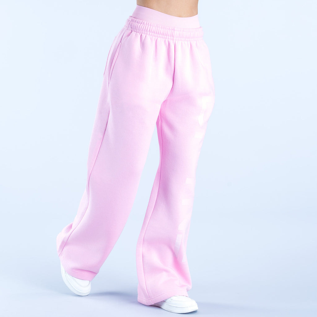 Signature Wide Leg Jogger Light Rose Pink