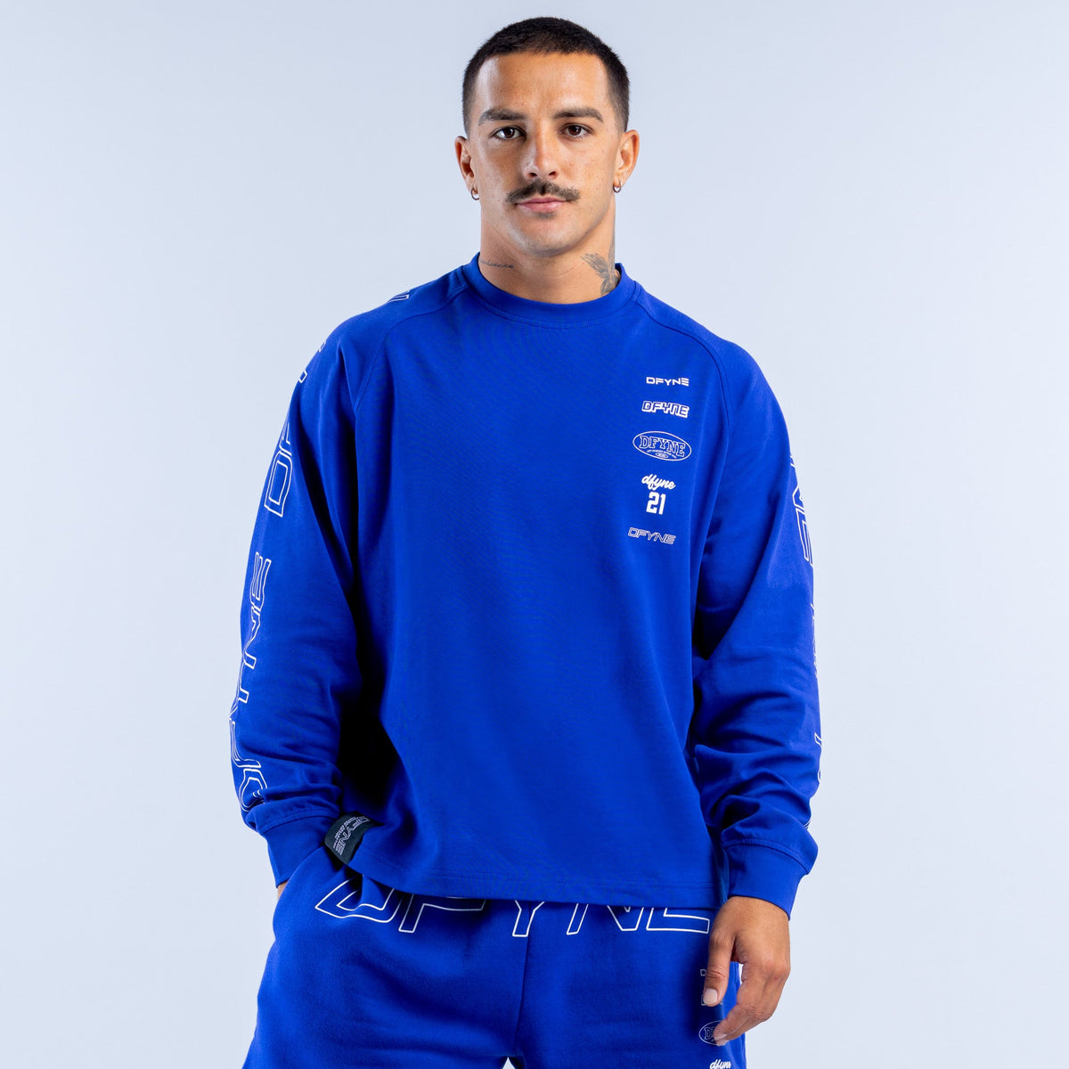 5th Birthday Long Sleeve Top Royal Blue