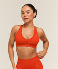 Lift Seamless Sports Bra - Bold Orange