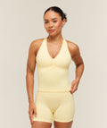 Lift Seamless Tank with Shelf - Butter Yellow
