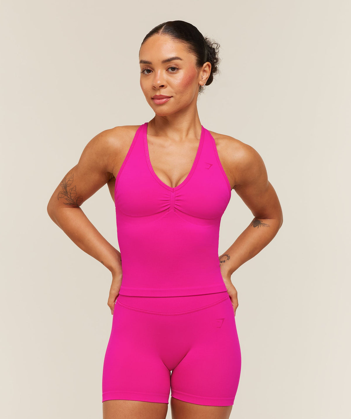 Lift Seamless Tank with Shelf - Super-Set Pink