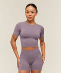 Lift Seamless Short Sleeve Top - Dusk Purple