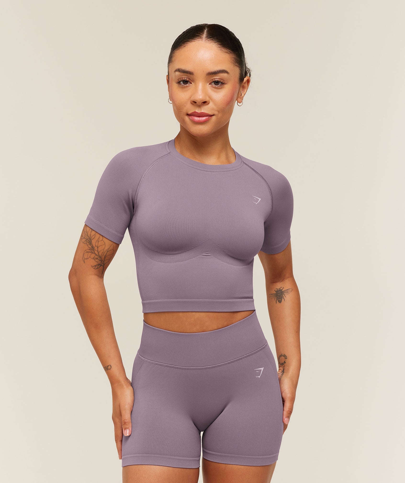 Lift Seamless Short Sleeve Top - Dusk Purple