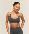 Everyday Seamless Racerback Sports Bra - Grey