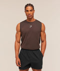 Lightweight Seamless Tank - Espresso Brown/Marl ;)
