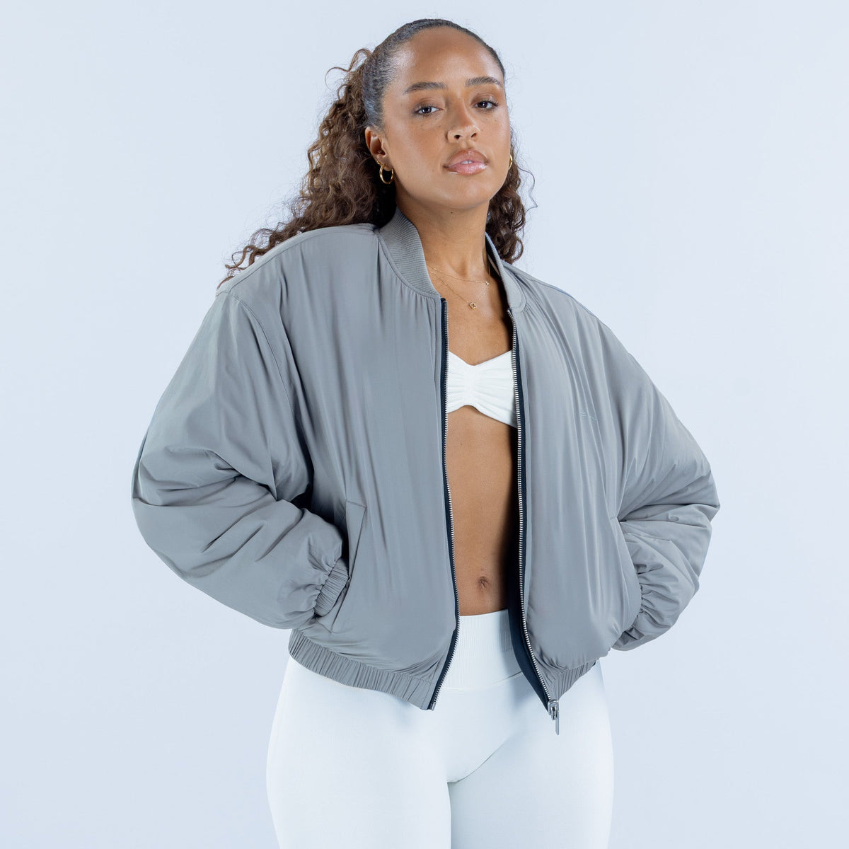 Revive Reversible Bomber Jacket Midnight Black / Graphite