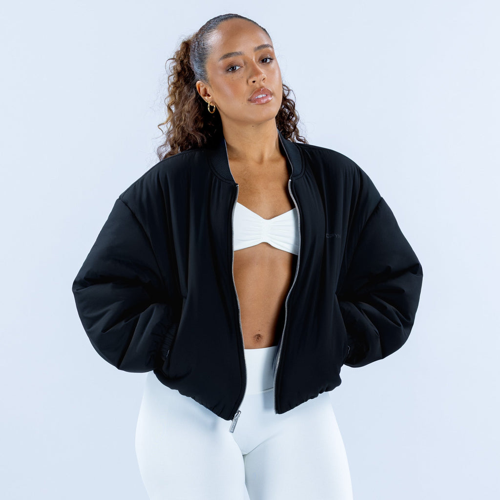 Revive Reversible Bomber Jacket Midnight Black / Graphite