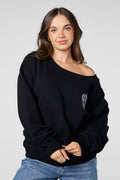 Off-shoulder Pullover